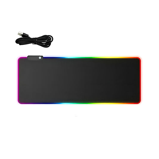 RGB LED Gaming Mouse Pad – 800 × 300 × 4mm with Non-Slip Base