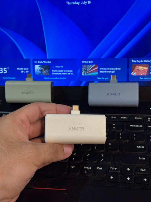 Anker Nano Power Bank (22.5W, Built-In USB-C Connector) - A1653 - Open Packaging - Condition 9/10