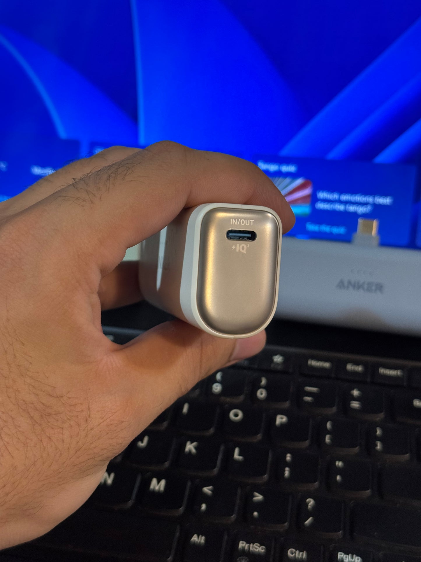 Anker Nano Power Bank (22.5W, Built-In USB-C Connector) - A1653 - Open Packaging - Condition 9/10