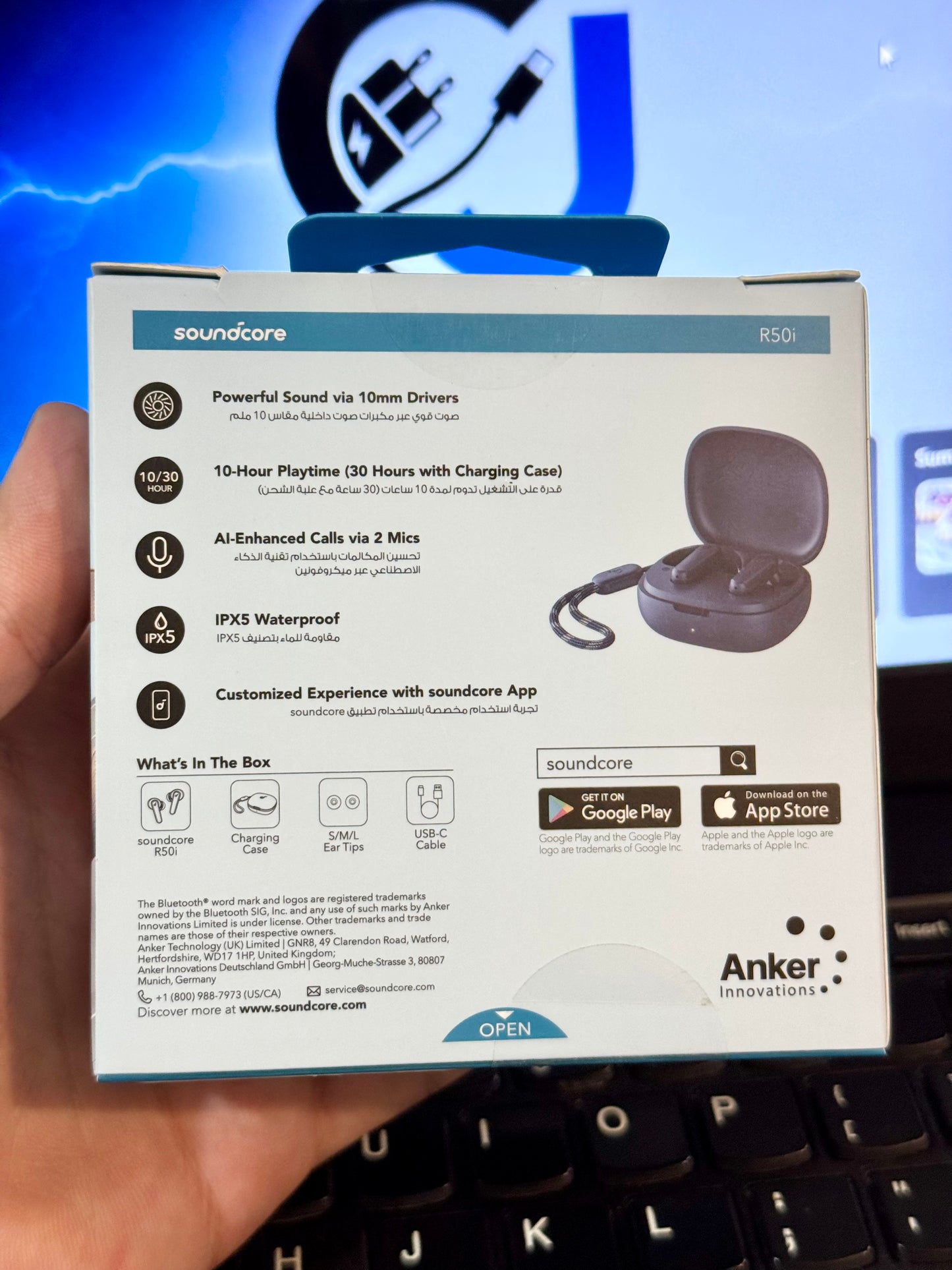Anker Soundcore R50i Wireless Earbuds | 1 Year Official Warranty | 100% Original