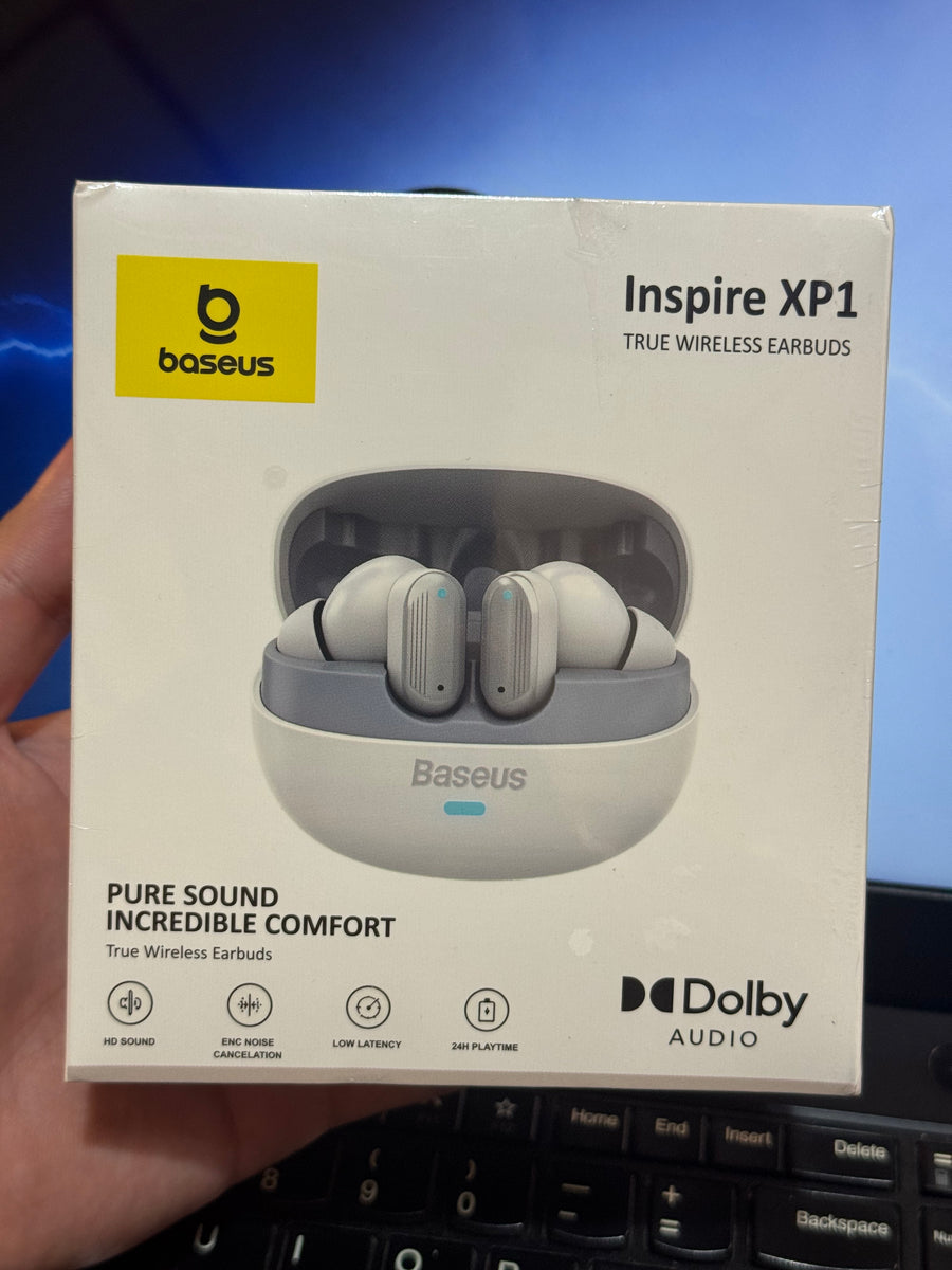 Baseus Inspire XP1 True Wireless Earbuds – ENC Noise Cancellation | Dolby Audio | 24H Playtime