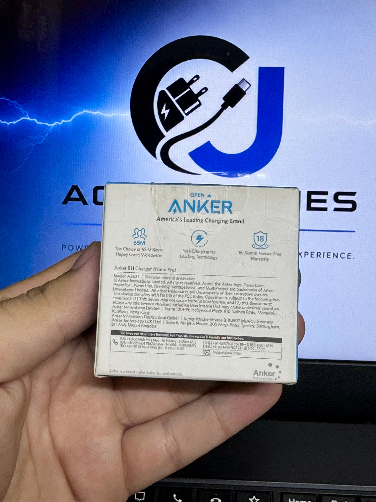 Anker 511 Nano Pro A2637 20W Adapter | 100% Original | 3 Month's Warranty