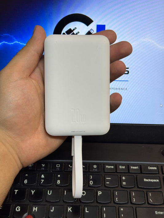 Baseus Magnetic Mini Power Bank 10000mAh 20W with Built-in Lighting Cable | 100% Original