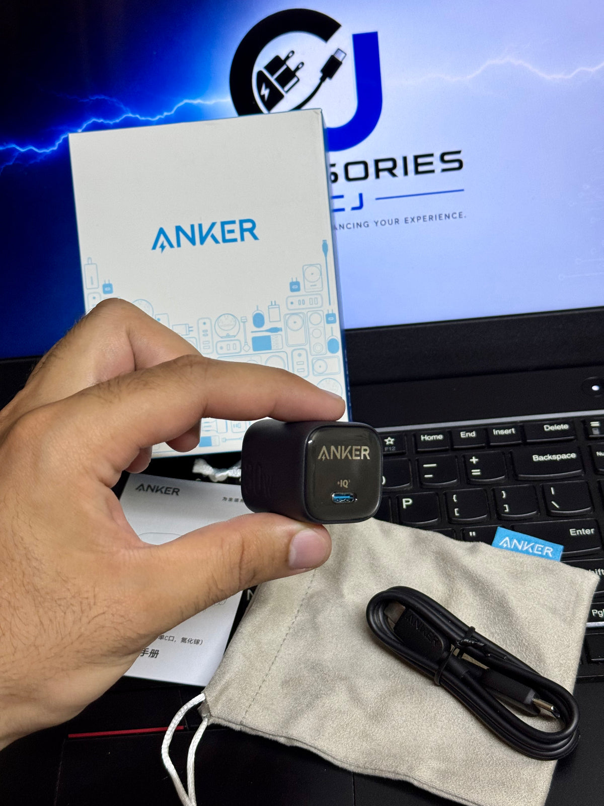 Anker Zolo 30w USB-C Charger with 3ft USB-C to USB-C Cable | B2698