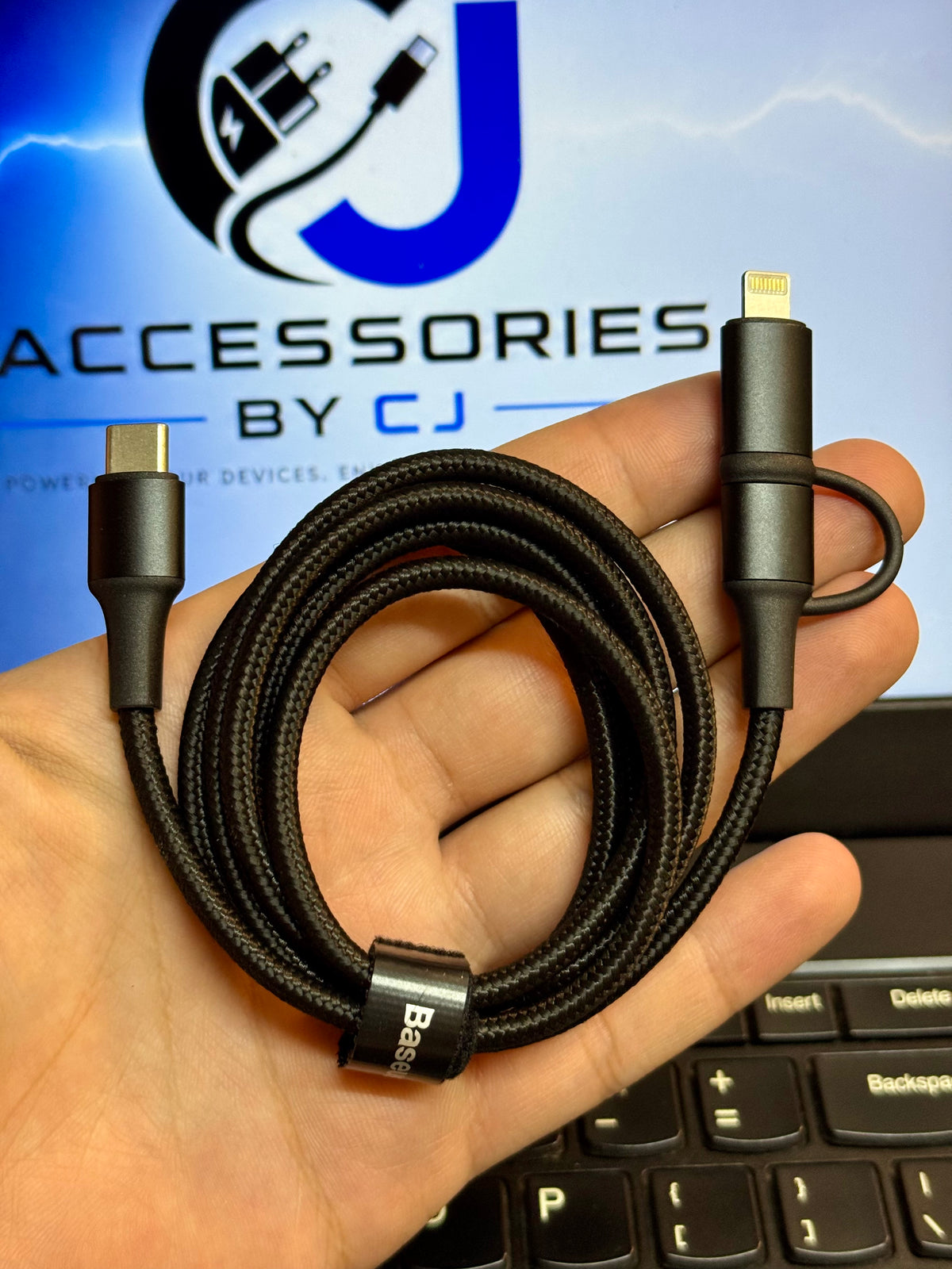 Baseus Twins USB-C to USB-C + Lightning 2-in-1 Fast Charging Cable 60W