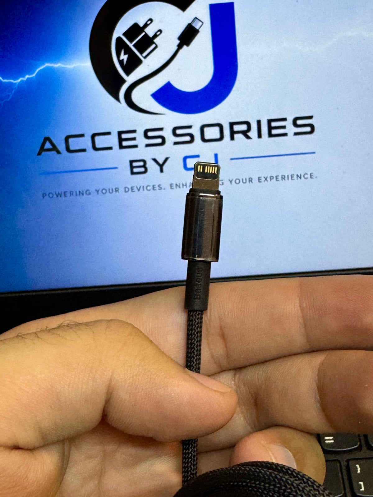 Baseus Tungsten Gold USB-C to Lightning Cable | PD 20W Fast Charging | Braided Material | 100% Original